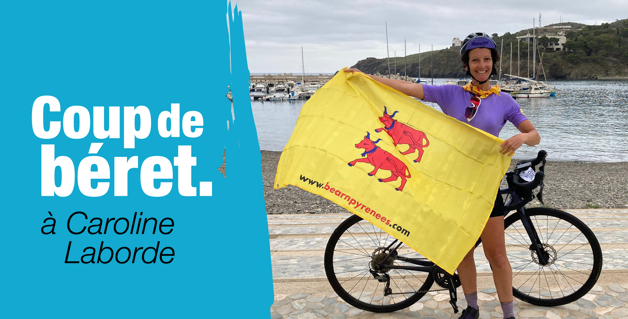 Coup de béret à Caroline Laborde